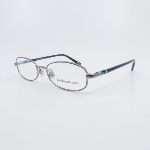 Polo Ralph Lauren Other - Polo Ralph Lauren 8030 103 Silver Metal/Navy Rectangle Kids New Eyeglasses.